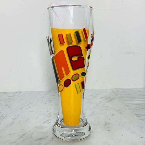 RITZENHOFF Beer Glass w Coasters LAURENCE GARTEL 2007 King Crown 1020091 EUC - Picture 3 of 12